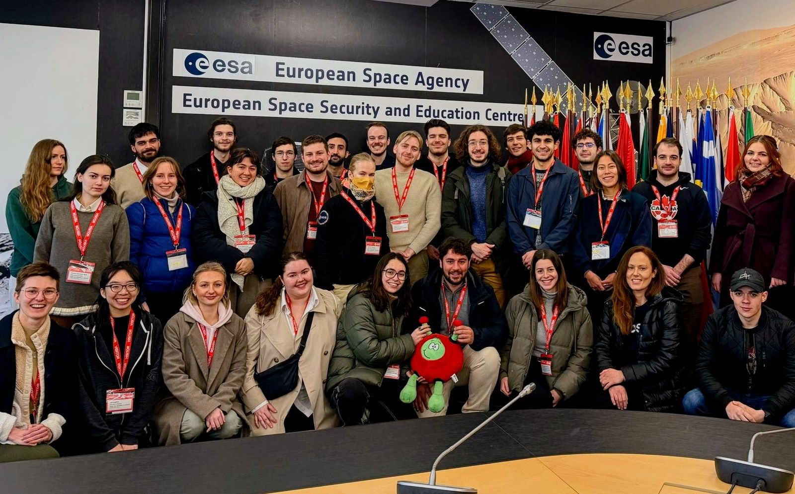 Group photo at the ESA Academy MELiSSA life-support training, ESEC